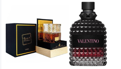 👑 Valentino Born in Roma Intense + Lattafa Khamrah — Lujo, Elegancia y Tentación en un Solo Combo